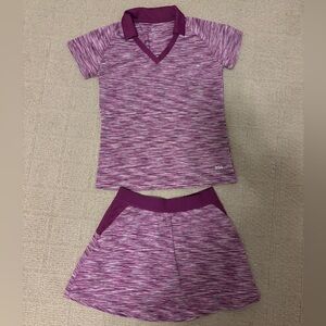 DSG Purple Heathered Girls Gf Set